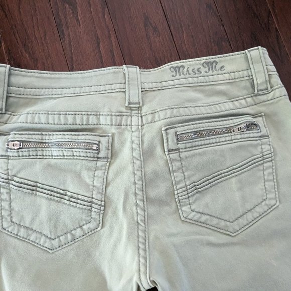 Select Signature Ankle Skinny Stretch Jean - Beautiful Sage Green - Picture 4 of 6